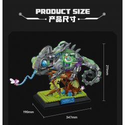 TOPTOY TC2102 2102 non  SÁNG TẠO CƠ KHÍ ĐỘNG BẠCH TUỘC KHÔNG GIAN bộ đồ chơi xếp lắp ráp ghép mô hình MK.T03