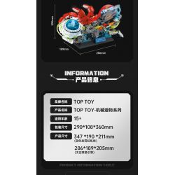TOPTOY TC2102 2102 non  SÁNG TẠO CƠ KHÍ ĐỘNG BẠCH TUỘC KHÔNG GIAN bộ đồ chơi xếp lắp ráp ghép mô hình MK.T03