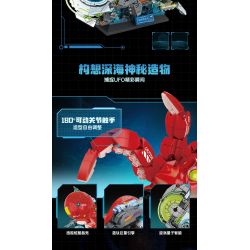 TOPTOY TC2101 2101 non  SÁNG TẠO CƠ KHÍ THỂ TẮC KÈ HOA NEON bộ đồ chơi xếp lắp ráp ghép mô hình MK.T02