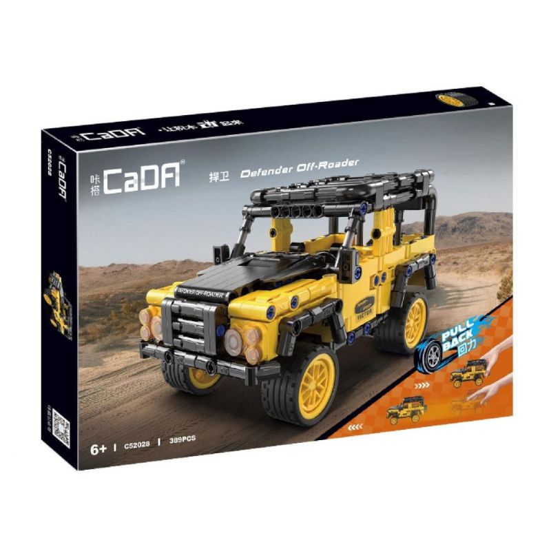 CADA DOUBLEE C52028 52028 non  BẢO VỆ · XE HƠI NGOÀI ĐƯỜNG 1:18 tỷ lệ 1:18 bộ đồ chơi xếp lắp ráp ghép mô hình  DEFENDER OFF-ROADER Kỹ Thuật Công Nghệ Cao Mô Hình Phương Tiện 389 khối