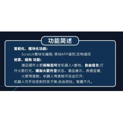 KAIDO KD99001 99001 non  TÊN LỬA ROBOT CĂN CỨ CHAOCHUANG XINGPIN 3IN1 bộ đồ chơi xếp lắp ráp ghép mô hình  FUTURE ROBOTS Kỹ Thuật Công Nghệ Cao Mô Hình Phương Tiện