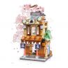 INBRIXX 880020 non  SUỐI NƯỚC NÓNG HAI TẦNG KUMAMON bộ đồ chơi xếp lắp ráp ghép mô hình 330 khối