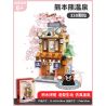 INBRIXX 880020 non  SUỐI NƯỚC NÓNG HAI TẦNG KUMAMON bộ đồ chơi xếp lắp ráp ghép mô hình 330 khối