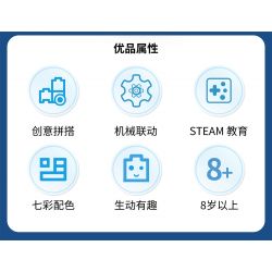 KAIDO KD99003 99003 non  NHÀ MÁY KẸO ĐẦY MÀU SẮC bộ đồ chơi xếp lắp ráp ghép mô hình  COLORFUL CANDY FACTORY Kỹ Thuật Công Nghệ Cao Mô Hình Phương Tiện 695 khối