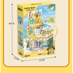 INBRIXX 881102 non  CỬA HÀNG TIỆN LỢI TEDDY bộ đồ chơi xếp lắp ráp ghép mô hình TEDDY BEAR 1156 khối