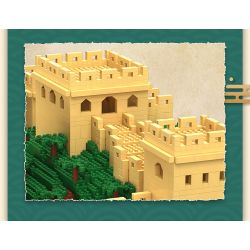 MOYU BLOCK MY92005 92005 non  VẠN LÝ TRƯỜNG THÀNH GIA DỤC QUAN bộ đồ chơi xếp lắp ráp ghép mô hình Buildings THE GREAT WALL 4923 khối