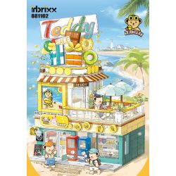 INBRIXX 881102 non  CỬA HÀNG TIỆN LỢI TEDDY bộ đồ chơi xếp lắp ráp ghép mô hình TEDDY BEAR 1156 khối