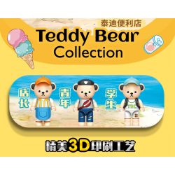 INBRIXX 881102 non  CỬA HÀNG TIỆN LỢI TEDDY bộ đồ chơi xếp lắp ráp ghép mô hình TEDDY BEAR 1156 khối