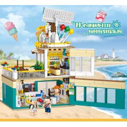 INBRIXX 881102 non  CỬA HÀNG TIỆN LỢI TEDDY bộ đồ chơi xếp lắp ráp ghép mô hình TEDDY BEAR 1156 khối