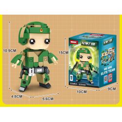 WOMA C0854 0854 non  QUYỀN LỰC QUÂN SỰ 4 HẢI ĐỘI KHÔNG LƯỢNG ĐẶC BIỆT bộ đồ chơi xếp lắp ráp ghép mô hình Military Army THE MILITARY STRENGTH Quân Sự Bộ Đội 732 khối