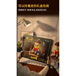 WEKKI 506186 non  NGÀY XỬA XƯA PINOCCHIO bộ đồ chơi xếp lắp ráp ghép mô hình Creator Expert FAIRY TALE TOWN PINOCCHIO Chuyên Gia Sáng Tạo