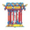 JAKI JK1188 1188 non  THỦY TRIỀU QUỐC GIA ĐI BỘ ĐÈN NGỰA bộ đồ chơi xếp lắp ráp ghép mô hình DIY MUSIC BOX 641 khối