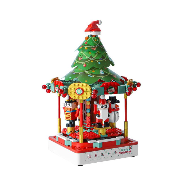 JAKI JK1365 1365 non Lego KHUC HAT VA ĐIỆU MUA bộ đồ chơi xếp lắp ráp ghép mô hình DIY MUSIC BOX CHRISTMAS FIESTA 543 khối