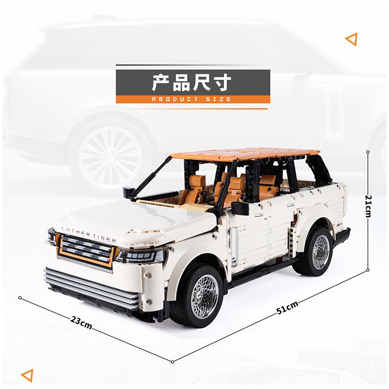 SHARP MODEL JIMU LIANGPIN 10512 non  LAND ROVER RANGE tỷ lệ 1:8 bộ đồ chơi xếp lắp ráp ghép mô hình  RANGE ROVER Kỹ Thuật Công Nghệ Cao Mô Hình Phương Tiện 3180 khối