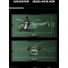 JIESTAR 58008 non  MÁY BAY TRỰC THĂNG CÁNH QUẠT ĐÔI bộ đồ chơi xếp lắp ráp ghép mô hình Computer Games TWIN-ROTOR HELICOPTER Trò Chơi 705 khối