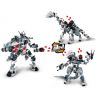Winner 5128 non  RỒNG CỔ DÀI bộ đồ chơi xếp lắp ráp ghép mô hình MECHA DINOSAUR 308 khối