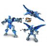 Winner 5127 non  ẢO GIÁC bộ đồ chơi xếp lắp ráp ghép mô hình MECHA DINOSAUR 308 khối