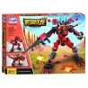 Winner 5125 non  RÂU RỒNG bộ đồ chơi xếp lắp ráp ghép mô hình MECHA DINOSAUR 308 khối