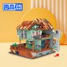 ZHEGAO 00423 non  NHÀ HÀNG CẢNG bộ đồ chơi xếp lắp ráp ghép mô hình Creator Expert Chuyên Gia Sáng Tạo 2093 khối