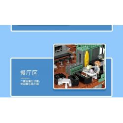 ZHEGAO 00423 non  NHÀ HÀNG CẢNG bộ đồ chơi xếp lắp ráp ghép mô hình Creator Expert Chuyên Gia Sáng Tạo 2093 khối