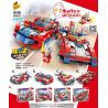 PanlosBrick 690027 Panlos Brick 690027 non  ANH HÙNG OTTMAN BAY NHANH 4 bộ đồ chơi xếp lắp ráp ghép mô hình Movie & Game Phim Và Trò Chơi