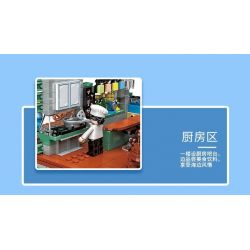 ZHEGAO 00423 non  NHÀ HÀNG CẢNG bộ đồ chơi xếp lắp ráp ghép mô hình Creator Expert Chuyên Gia Sáng Tạo 2093 khối