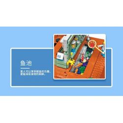 ZHEGAO 00423 non  NHÀ HÀNG CẢNG bộ đồ chơi xếp lắp ráp ghép mô hình Creator Expert Chuyên Gia Sáng Tạo 2093 khối