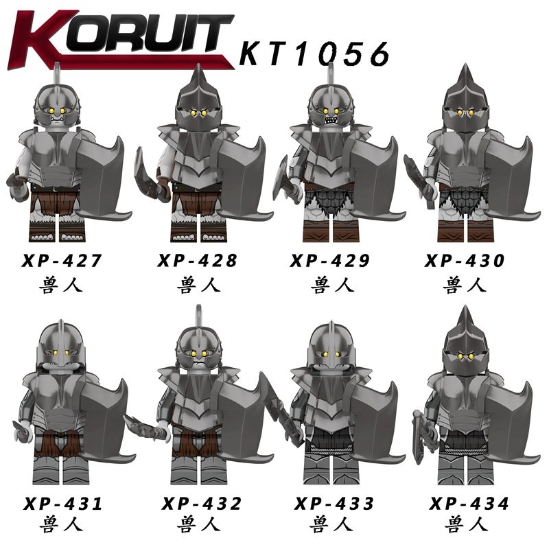 KORUIT KT1056 1056 XP non Lego ORC NHÂN VẬT NHỎ 8 LOẠI bộ đồ chơi xếp lắp ráp ghép mô hình Collectable Minifigures Búp Bê Sưu Tầm