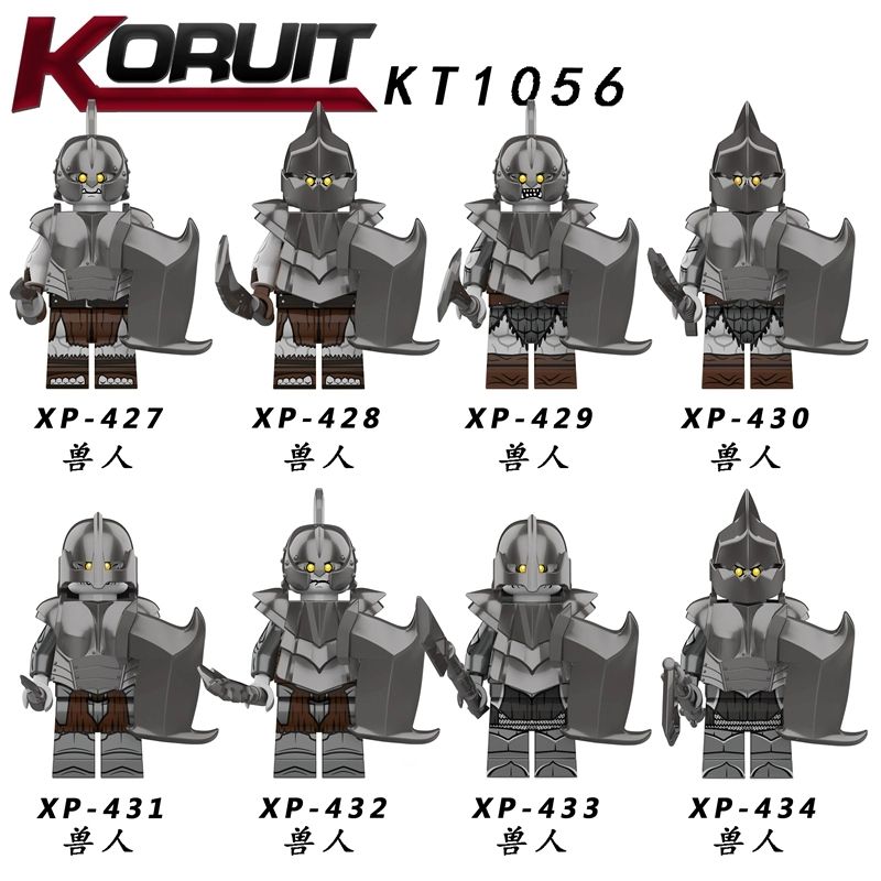 KORUIT XP KT1056 1056 non Lego ORC NHÂN VẬT NHỎ 8 LOẠI bộ đồ chơi xếp lắp ráp ghép mô hình Collectable Minifigures Búp Bê Sưu Tầm