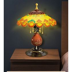 ZHEGAO 00398 non  ĐÈN BÀN CỔ ĐIỂN bộ đồ chơi xếp lắp ráp ghép mô hình Creator TABLE LAMP Sáng Tạo 804 khối