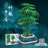 ZHEGAO 00389 non  CÂY CẢNH TRE bộ đồ chơi xếp lắp ráp ghép mô hình Flowers BAMBOO BONSAI Hoa 528 khối