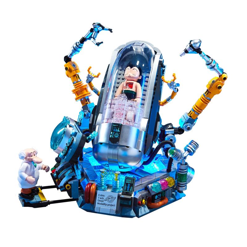 PANTASY 86205 non Lego KHOẢNH KHẮC THỨC TỈNH CỦA CẬU BÉ ASTRO bộ đồ chơi xếp lắp ráp ghép mô hình Movie & Game ASTRO BOY Phim Và Trò Chơi 1500 khối