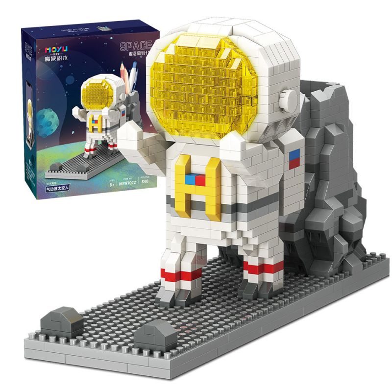 MOYU BLOCK MY97022 97022 non Lego ĐÀN ÔNG KHÔNG GIAN QIGONG bộ đồ chơi xếp lắp ráp ghép mô hình SPACE 840 khối