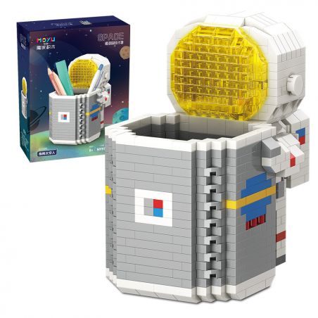 MOYU BLOCK MY97020 97020 non  HUG CỦA SPACEMAN. bộ đồ chơi xếp lắp ráp ghép mô hình 811 khối