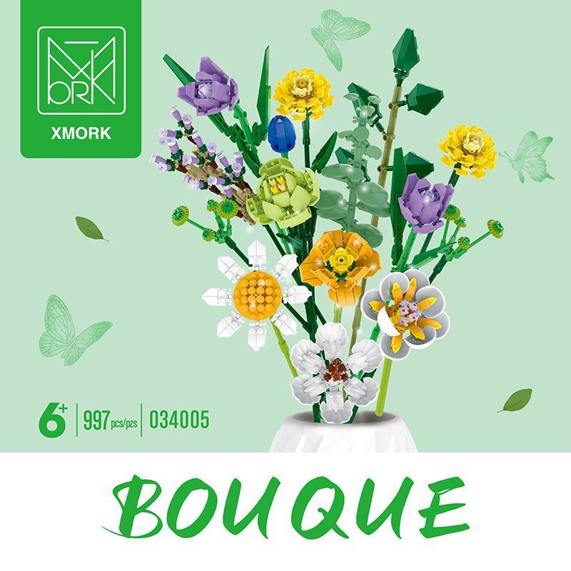 MorkModel 034005 Mork Model 034005 non  TẤT CẢ CÁC CÁCH ĐỂ MẶT TRỜI bộ đồ chơi xếp lắp ráp ghép mô hình Creator Expert BOUQUE Chuyên Gia Sáng Tạo 997 khối