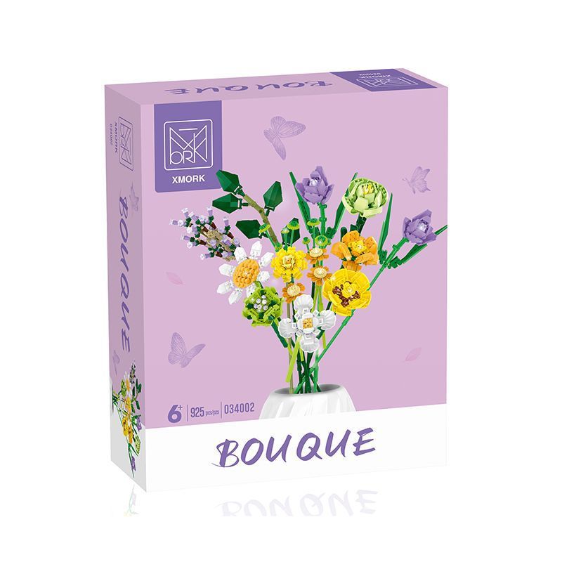 MorkModel 034002 Mork Model 034002 non  MÙA XUÂN LÃNG MẠN bộ đồ chơi xếp lắp ráp ghép mô hình Creator Expert BOUQUE Chuyên Gia Sáng Tạo 925 khối