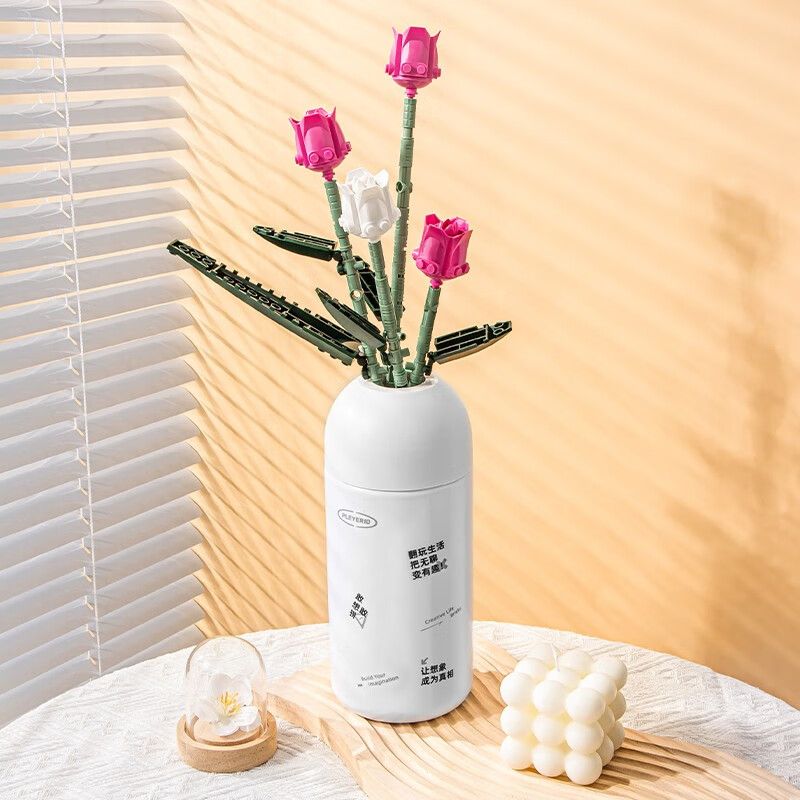 PLEYERID M38-B1101 B1101 1101 M38B1101 38-B1101 non  DÒNG HOA TRÁI TIM bộ đồ chơi xếp lắp ráp ghép mô hình Flowers PLEYERID M38-B1101 B1101 1101 M38B1101 38-B1101 non  DÒNG HOA TRÁI TIM bộ đồ chơi xếp lắp ráp ghép mô hình Flowers