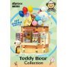 INBRIXX 881201 non  GẤU BÔNG KEM MACRON bộ đồ chơi xếp lắp ráp ghép mô hình TEDDY BEAR ICE CREAM WORLD