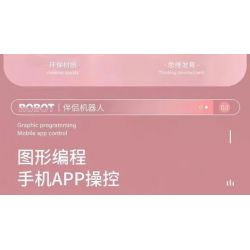 QIZHILE 6532 non  ROBOT ĐỒNG HÀNH LISNER LINA bộ đồ chơi xếp lắp ráp ghép mô hình  Kỹ Thuật Công Nghệ Cao Mô Hình Phương Tiện