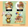 INBRIXX 881201 non  GẤU BÔNG KEM MACRON bộ đồ chơi xếp lắp ráp ghép mô hình TEDDY BEAR ICE CREAM WORLD