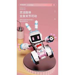QIZHILE 6532 non  ROBOT ĐỒNG HÀNH LISNER LINA bộ đồ chơi xếp lắp ráp ghép mô hình  Kỹ Thuật Công Nghệ Cao Mô Hình Phương Tiện