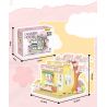CACO D001-1 001-1 D001-2 001-2 D001-3 001-3 D001-4 001-4 non  HỘP NHẠC QUẢ CẦU PHA LÊ - PHI HÀNH GIA 4 LOẠI bộ đồ chơi xếp lắp ráp ghép mô hình 1570 khối
