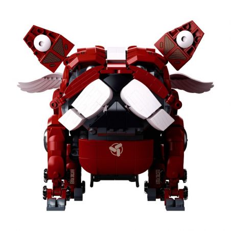 PLEYERID M38-B1112 B1112 1112 M38B1112 38-B1112 non  BULLDOG PHÁP CƠ 2 LOẠI ĐỎ VÀ XANH bộ đồ chơi xếp lắp ráp ghép mô hình