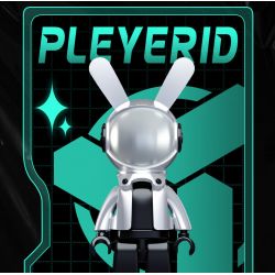 PLEYERID M38-B1112 B1112 1112 M38B1112 38-B1112 non  BULLDOG PHÁP CƠ 2 LOẠI ĐỎ VÀ XANH bộ đồ chơi xếp lắp ráp ghép mô hình