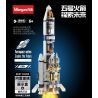 WANGAO 288002 non  TÊN LỬA ĐẨY TRƯỜNG CHINH 5 bộ đồ chơi xếp lắp ráp ghép mô hình Space Thám Hiểm Không Gian