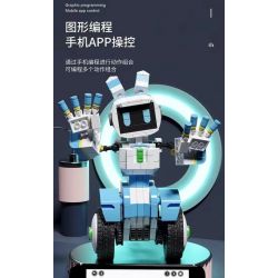 QIZHILE 6531 non  ROBOT ĐỒNG HÀNH RENA REINER bộ đồ chơi xếp lắp ráp ghép mô hình  Kỹ Thuật Công Nghệ Cao Mô Hình Phương Tiện