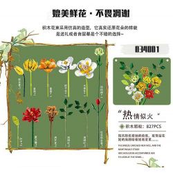 MorkModel 034001 Mork Model 034001 non  SAY ĐẮM bộ đồ chơi xếp lắp ráp ghép mô hình Creator Expert BOUQUE Chuyên Gia Sáng Tạo 827 khối