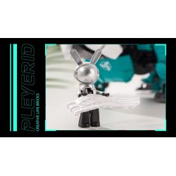 PLEYERID M38-B1112 B1112 1112 M38B1112 38-B1112 non  BULLDOG PHÁP CƠ 2 LOẠI ĐỎ VÀ XANH bộ đồ chơi xếp lắp ráp ghép mô hình