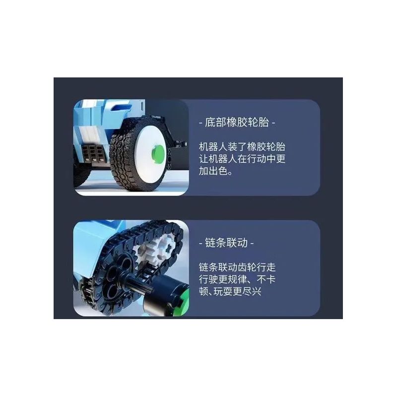 QIZHILE 6531 non  ROBOT ĐỒNG HÀNH RENA REINER bộ đồ chơi xếp lắp ráp ghép mô hình  Kỹ Thuật Công Nghệ Cao Mô Hình Phương Tiện