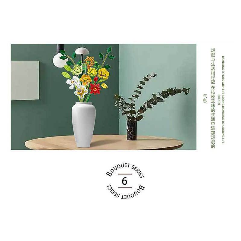 MorkModel 034001 Mork Model 034001 non  SAY ĐẮM bộ đồ chơi xếp lắp ráp ghép mô hình Creator Expert BOUQUE Chuyên Gia Sáng Tạo 827 khối